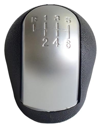 VPLPEREQAK Manueller Schaltknauf Kompatibel mit Opel Kompatibel mit Vauxhall Kompatibel mit Vectra CB ABS Autohandbuch 5 6 Gang Schaltknauf Handball Mit Gamaschenmanschette(6-r-matt-hand) von VPLPEREQAK