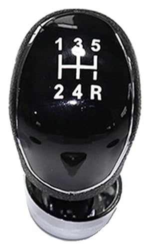 Auto Schaltknauf Kompatibel mit Ford Kompatibel mit Focus Mk2 Mk3 Kompatibel mit Fiesta Mk7 Kompatibel mit Transit Kompatibel mit Kuga Manueller 5 Und 6 Gang Schaltknaufkopfhebelgriff(5 Speed Black) von VPNMNZTPAP