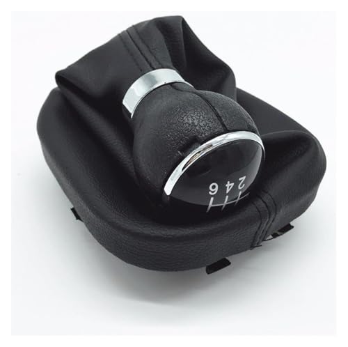 Auto Schaltknauf Kompatibel mit VW Kompatibel mit Caddy 2 II MK2 Kompatibel mit Touran 2004-2015 5 6 Geschwindigkeit Auto Getriebe Stick Schaltknauf(6 Speed) von VPNMNZTPAP