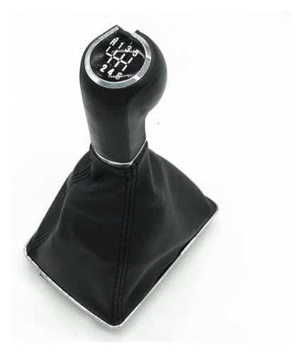 VPNMNZTPAP Auto Schaltknauf Für VAUXHALL Für OPEL Für ASTRA H 2004-2010 Auto 5 6 Gang Schalthebel Schaltknauf Mit Lederkoffer(12345r Black) von VPNMNZTPAP