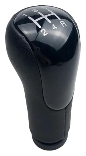 VPNMNZTPAP Auto Schaltknauf Kompatibel mit Ford Kompatibel mit Fiesta MK6 Connect Fusion 2002-2008 Auto Schaltknauf Gamasche Boot Cover Kragen Fall(Black Pen) von VPNMNZTPAP