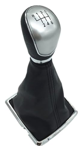 VPNMNZTPAP Auto Schaltknauf Kompatibel mit Ford Kompatibel mit Focus 2 MK2 FL MK3 MK4 Kompatibel mit Fiesta MK7 Kompatibel mit Galaxy Mk3 5 6 Gang Schaltgetriebe Auto Schaltknauf(1) von VPNMNZTPAP