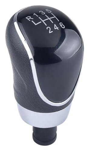 VPNMNZTPAP Auto Schaltknauf Kompatibel mit Ford Kompatibel mit Focus 2 MK2 FL MK3 MK4 MK7 Kompatibel mit MONDEO Kompatibel mit GALAXY Manueller Schaltknauf 5 6 Gang Gamaschenstiefel(S6black) von VPNMNZTPAP
