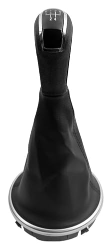 VPNMNZTPAP Auto Schaltknauf Kompatibel mit Skoda Kompatibel mit Fabia 2 II Kompatibel mit Roomster 2006-2010 Auto Manuelle Getriebe Stick Schaltknauf Boot(5 Speed) von VPNMNZTPAP