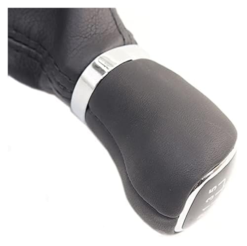 VPNMNZTPAP Auto Schaltknauf Kompatibel mit Skoda Kompatibel mit Superb II7 2008-2012 Kompatibel mit Yeti 7 Auto Schaltknauf 5 6 Geschwindigkeit Manuelle Gamasche(5 Speed Knob) von VPNMNZTPAP