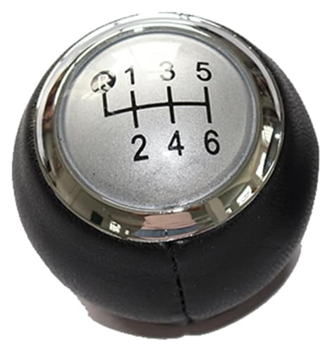 VPNMNZTPAP Auto Schaltknauf Kompatibel mit TOYOTA Kompatibel mit AURIS 2007-2011 Auto Schaltknauf 5 6 Geschwindigkeit Hebel Gaitor Boot Abdeckung(: 6 Speed-silver) von VPNMNZTPAP