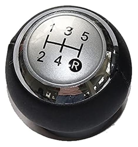 VPNMNZTPAP Auto Schaltknauf Kompatibel mit Toyota Kompatibel mit Avensis III Kompatibel mit T27 2008-2015 Auto Schaltknauf 5 6 Gang Hebel Gaitor Boot Cover(5 Speed Silver Knob) von VPNMNZTPAP