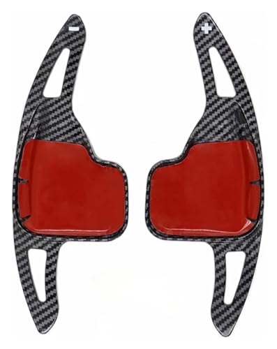 VPNMNZTPAP Lenkrad Schaltpaddel Für 1 2 3 4 5 6 Serie 2 Stücke Auto Lenkrad Paddle Shifter Verlängerung Shift Getriebe(Carbon Black) von VPNMNZTPAP