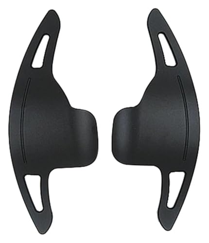 VPNMNZTPAP Lenkrad Schaltpaddel Für 1 2 3 4 5 6 Serie Aluminium Zubehör Lenkrad Paddle Shifter Gangschaltung Shifter Verlängerung 2 Stücke Padl(Black) von VPNMNZTPAP