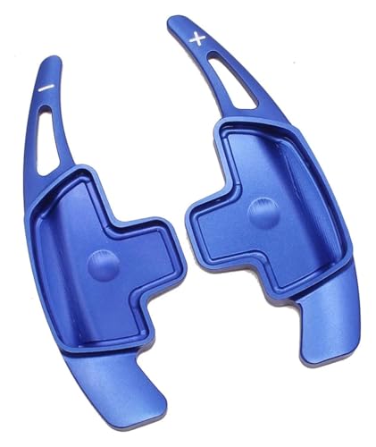 VPNMNZTPAP Lenkrad Schaltpaddel Für B&enz Für ABCE Gle Für Amg Klasse W176 W205 W246 C117 W218 Auto Lenkrad Padl Shifter Shift Bla(Style 1 Blue) von VPNMNZTPAP