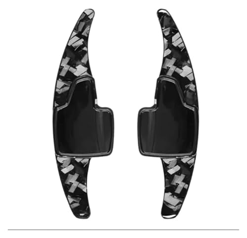 VPNMNZTPAP Lenkrad Schaltpaddel Für EcoSport 2018-2023 Auto Lenkrad Schaltwippe Getriebe Shifter Erweiterung Extenr(Forged Pattern) von VPNMNZTPAP