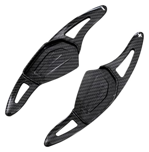 VPNMNZTPAP Lenkrad Schaltpaddel Für Skoda Für Octavia Für A8 Mk4 Rs VRS 2020-2023 Auto Lenkrad Shift Paddle Verlängerung Schalthebel Zubehör AP28(Carbon Black) von VPNMNZTPAP