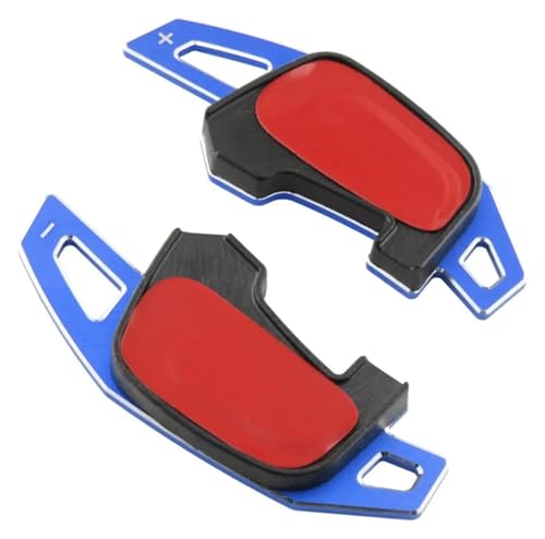 VPNMNZTPAP Lenkrad Schaltpaddel Für VW Für Golf 5 6 7 Für GTI Für GTE Für Jetta R20 R36 Auto Lenkrad Schaltwippen Verlängerung Gangschaltung(C Blue) von VPNMNZTPAP