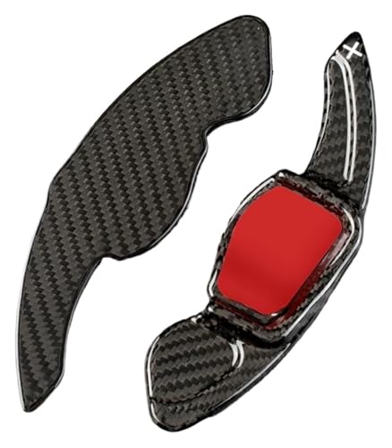 VPNMNZTPAP Lenkrad Schaltpaddel Für Vw Für Polo Für Sharan Für Tiguan Lenkrad Schaltwippe Verlängerungsrad Carbon D3302(Forged Carbon) von VPNMNZTPAP