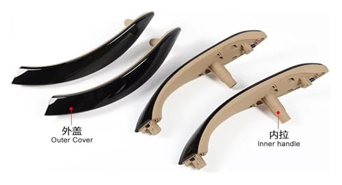 VPNMNZTPAP türgriff innen links Für 3er Für F30 Für F35 Für F3X Auto Innengriff Vorne Hinten Links Rechts 4er-Set Innentürgriffe Schwarz(4 Carbon Fibre) von VPNMNZTPAP