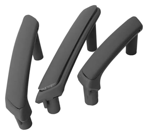 VPNMNZTPAP türgriff innen links Für VW Für Passat B5 1998-2005 3Pcs Vorne Rechts Hinten Links Auto Innen Tür Pull Haltegriff Trim Abckung(Black) von VPNMNZTPAP