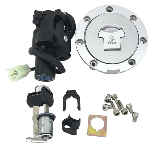 Zündschalter Tankdeckel Für CBF500 CBF600 CBF1000 Für Hornet CB900 CB919 2002-2007 Motorrad Zündschloss Schlösser Gas Kraftstoff Benzin Tankdeckel Abdeckung von VPNMNZTPAP