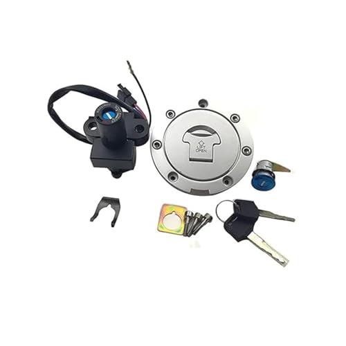 Zündschalter Tankdeckel Für CBR 600 F2 1991-1994 Für F3 1995-1998 Motorrad-Zündschalter Verriegelt Tankdeckel Und Sitz Mit Zwei Schlüsselsätzen von VPNMNZTPAP
