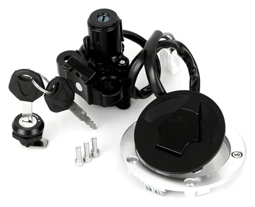 Zündschalter Tankdeckel Für Kawa&saki Für EN 650 Für Vulcan S 2014-2022 Motorrad Zündschalterschloss Kraftstofftankdeckel Mit Schlüsselsatz Elektrische Schlösser von VPNMNZTPAP