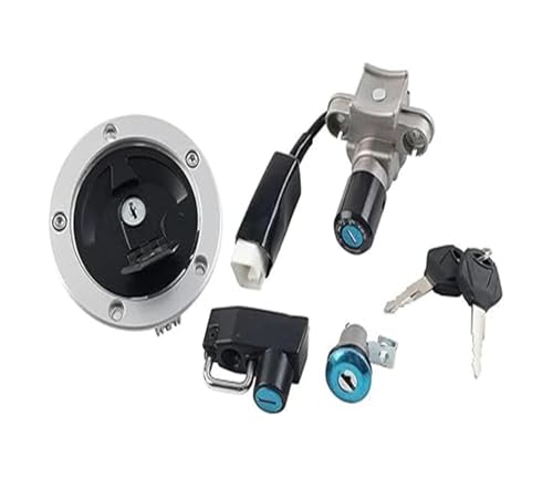 Zündschalter Tankdeckel Für Kawa&saki Für Z125 Für Pro 2017-2022 Motorrad Zündschalter Kraftstofftankdeckel Sitzschloss Schlüsselsatz von VPNMNZTPAP