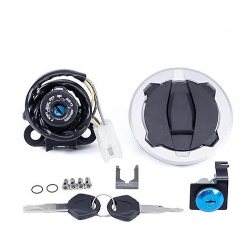 Zündschalter Tankdeckel Für NINJA650 Für Z650 2017-2023 Motorrad Zündschloss Tankdeckel Schloss Kit Mit Schlüssel Zündschalter Tankdeckel Für NINJA650 Für Z650 2017-2023 Motorrad Zündschloss Tankdeckel Schloss Kit Mit Schlüssel von VPNMNZTPAP