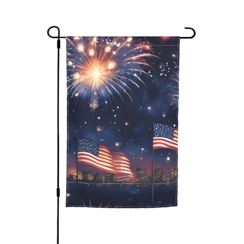 Amerikanische Flagge, Feuerwerk, verschiedene Flaggen, Gartenflagge, Outdoor-Flagge, Hofdekoration für Terrasse, Veranda oder Rasenflagge Amerikanische Flagge, Feuerwerk, verschiedene Flaggen, Gartenflagge, Outdoor-Flagge, Hofdekoration für Terrasse, Veranda oder Rasenflagge von VPPUR