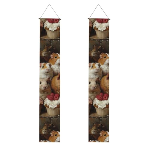 Banner mit Meerschweinchen und Cupcakes bedruckt, festliche Atmosphäre, für jeden Anlass, für drinnen und draußen, Tür, Veranda, mehr Banner mit Meerschweinchen und Cupcakes bedruckt, festliche Atmosphäre, für jeden Anlass, für drinnen und draußen, Tür, Veranda, mehr von VPPUR