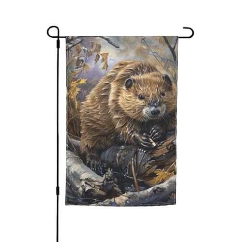 Beaver Arbeitsflagge mit mehreren Gartenflaggen zur Dekoration von Terrasse, Veranda, Rasen Beaver Arbeitsflagge mit mehreren Gartenflaggen zur Dekoration von Terrasse, Veranda, Rasen von VPPUR