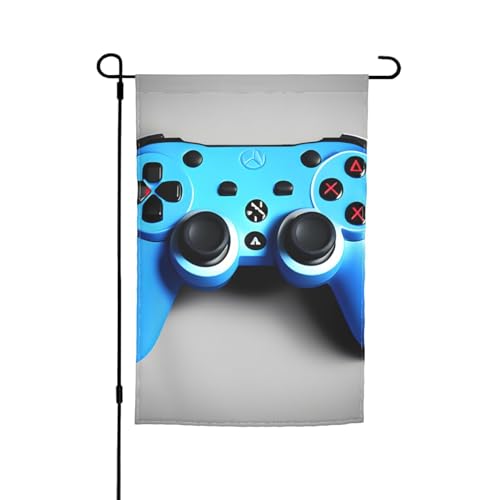 Blaue Spieltreiber-Gartenflagge für Terrasse, Veranda, Rasen von VPPUR