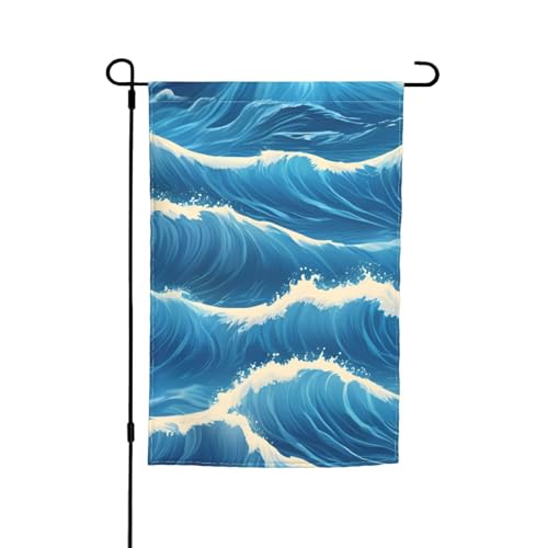 Blauer Ozean, gewellt, Meereslandschaft, Druck, verschiedene Flaggen, Gartenflagge, Outdoor-Flagge, Hofdekoration für Terrasse, Veranda oder Rasenflagge Blauer Ozean, gewellt, Meereslandschaft, Druck, verschiedene Flaggen, Gartenflagge, Outdoor-Flagge, Hofdekoration für Terrasse, Veranda oder Rasenflagge von VPPUR