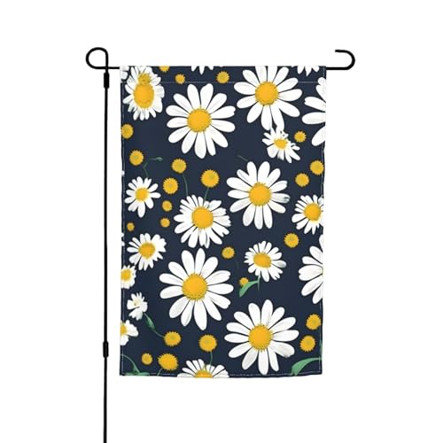 Blumen-Gänseblümchen-Muster, verschiedene Flaggen, Gartenflagge, Outdoor-Flagge, Hofdekoration für Terrasse, Veranda oder Rasenflagge von VPPUR