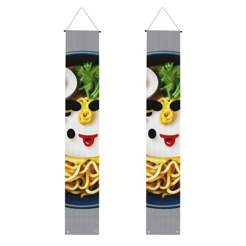 Eierbecher, Nudeln, Ramen-Druck, Banner, Dekoration, festliche Atmosphäre, für jeden Anlass, drinnen und draußen, Tür, Veranda, mehr Eierbecher, Nudeln, Ramen-Druck, Banner, Dekoration, festliche Atmosphäre, für jeden Anlass, drinnen und draußen, Tür, Veranda, mehr von VPPUR