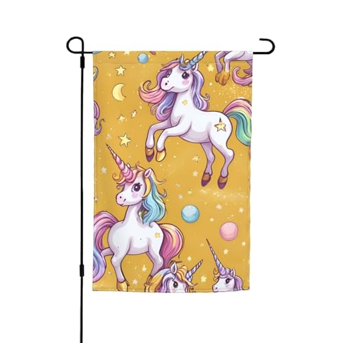 Einhorn-Gartenflagge für Terrasse, Veranda, Rasen, Dekoration Einhorn-Gartenflagge für Terrasse, Veranda, Rasen, Dekoration von VPPUR