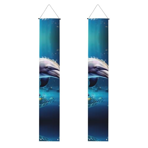 Einzigartiges 3D-Tier-Delfin-Druck, Banner, Dekoration, festliches Ambiente, für jeden Anlass, drinnen und draußen, Tür, Veranda, mehr Einzigartiges 3D-Tier-Delfin-Druck, Banner, Dekoration, festliches Ambiente, für jeden Anlass, drinnen und draußen, Tür, Veranda, mehr von VPPUR