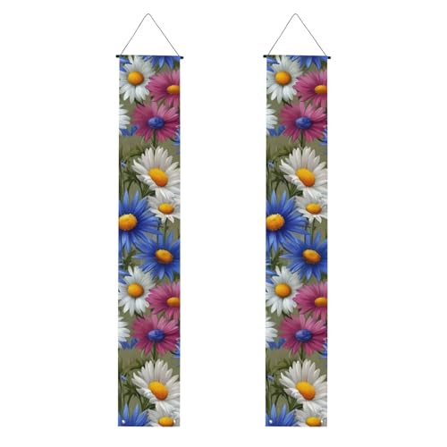 Flagge mit Blumen und Kornblumen und Gänseblümchen für festliche Atmosphäre für jeden Anlass, Innen- und Außenbereich, Haustür, Veranda und mehr Flagge mit Blumen und Kornblumen und Gänseblümchen für festliche Atmosphäre für jeden Anlass, Innen- und Außenbereich, Haustür, Veranda und mehr von VPPUR