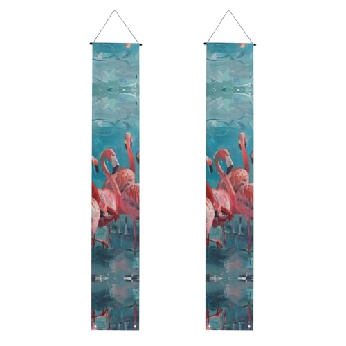 Flamingo-Banner mit Flamingo-Druck, festliche Atmosphäre, für jeden Anlass, für drinnen und draußen, Tür, Veranda, mehr Flamingo-Banner mit Flamingo-Druck, festliche Atmosphäre, für jeden Anlass, für drinnen und draußen, Tür, Veranda, mehr von VPPUR