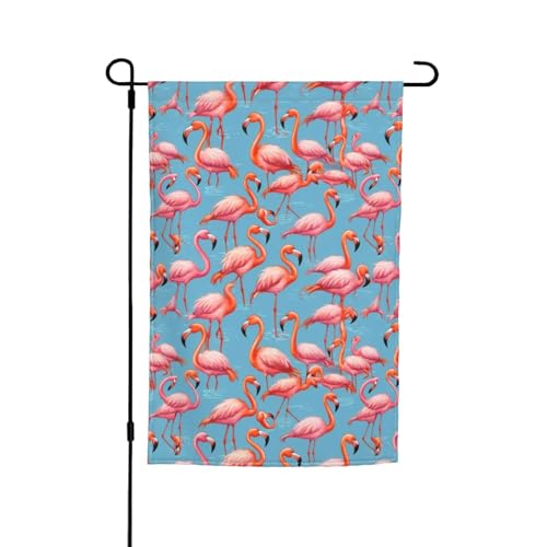 Flamingo-Druck, verschiedene Flaggen, Gartenflagge, Outdoor-Flagge, Hofdekoration für Terrasse, Veranda oder Rasenflagge Flamingo-Druck, verschiedene Flaggen, Gartenflagge, Outdoor-Flagge, Hofdekoration für Terrasse, Veranda oder Rasenflagge von VPPUR