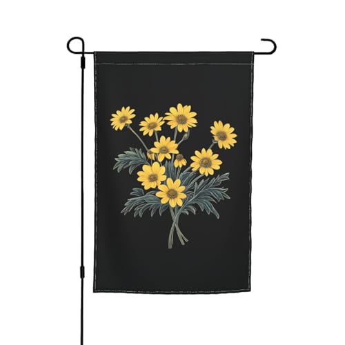 Gartenflagge mit Gänseblümchen-Druck, für Terrasse, Veranda, Rasen, Dekoration Gartenflagge mit Gänseblümchen-Druck, für Terrasse, Veranda, Rasen, Dekoration von VPPUR