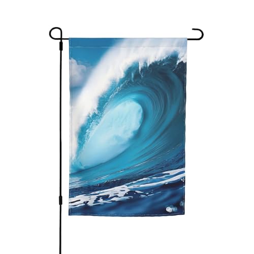 Große Ozeanwelle, HD-Druck, verschiedene Flaggen, Gartenflagge, Outdoor-Flagge, Hofdekoration für Terrasse, Veranda oder Rasenflagge von VPPUR