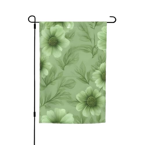 Grüner Blumendruck, verschiedene Flaggen, Gartenflagge, Outdoor-Flagge, Hofdekoration für Terrasse, Veranda oder Rasenflagge Grüner Blumendruck, verschiedene Flaggen, Gartenflagge, Outdoor-Flagge, Hofdekoration für Terrasse, Veranda oder Rasenflagge von VPPUR