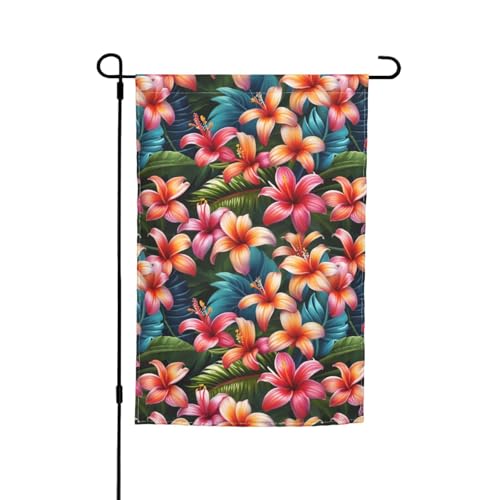 Hawaii-Flagge mit tropischem Blumendruck, verschiedene Flaggen, Gartenflagge, Outdoor-Flagge, Hofdekoration für Terrasse, Veranda oder Rasenflagge Hawaii-Flagge mit tropischem Blumendruck, verschiedene Flaggen, Gartenflagge, Outdoor-Flagge, Hofdekoration für Terrasse, Veranda oder Rasenflagge von VPPUR
