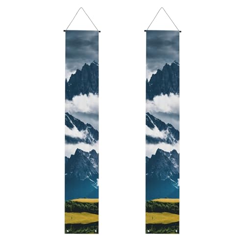 Landschaft mit Bergen und Wolken Druck Banner Dekor Festliches Ambiente jeden Anlass Indoor Outdoor Tür Veranda Mehr Landschaft mit Bergen und Wolken Druck Banner Dekor Festliches Ambiente jeden Anlass Indoor Outdoor Tür Veranda Mehr von VPPUR