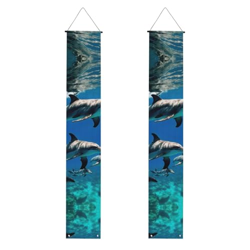 Lustiges Banner mit Delfin-Druck, festliche Atmosphäre, für jeden Anlass, drinnen und draußen, Tür, Veranda, mehr Lustiges Banner mit Delfin-Druck, festliche Atmosphäre, für jeden Anlass, drinnen und draußen, Tür, Veranda, mehr von VPPUR