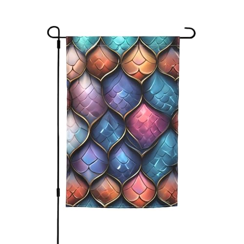 Magische 3D-Drachenschuppen-Muster, verschiedene Flaggen, Gartenflagge, Outdoor-Flagge, Hof-Dekoration für Terrasse, Veranda oder Rasenflagge Magische 3D-Drachenschuppen-Muster, verschiedene Flaggen, Gartenflagge, Outdoor-Flagge, Hof-Dekoration für Terrasse, Veranda oder Rasenflagge von VPPUR