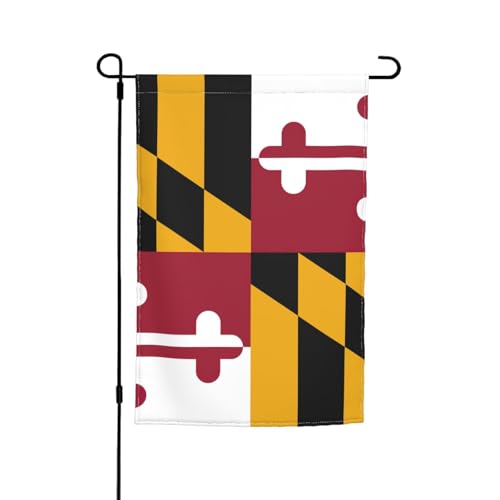 Maryland Flagge mit mehreren Gartenflaggen für Terrasse, Veranda, Rasen, Dekoration Maryland Flagge mit mehreren Gartenflaggen für Terrasse, Veranda, Rasen, Dekoration von VPPUR
