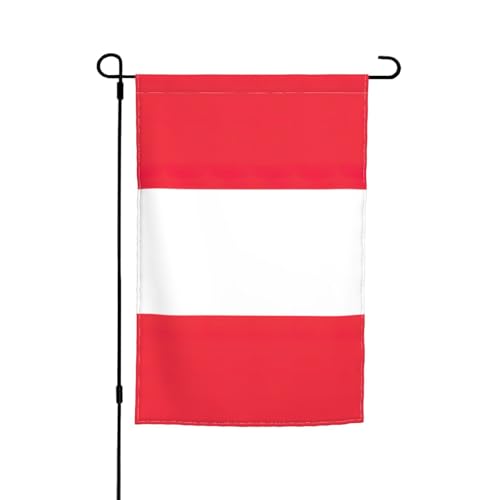 Österreichische Flagge mit verschiedenen Designs für Garten, Terrasse, Veranda, Rasen von VPPUR