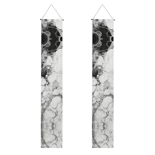 Schwarz-weißes Marmor-Druck-Banner, Dekoration, festliche Atmosphäre, für jeden Anlass, für drinnen und draußen, Tür, Veranda, mehr Schwarz-weißes Marmor-Druck-Banner, Dekoration, festliche Atmosphäre, für jeden Anlass, für drinnen und draußen, Tür, Veranda, mehr von VPPUR