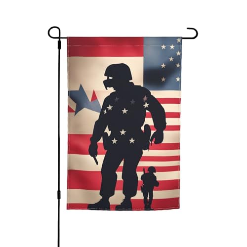 Us Military Soldiers Patriotische Flagge zum Gedenktag mit mehreren Gartenflaggen zur Dekoration von Terrasse, Veranda, Rasen Us Military Soldiers Patriotische Flagge zum Gedenktag mit mehreren Gartenflaggen zur Dekoration von Terrasse, Veranda, Rasen von VPPUR