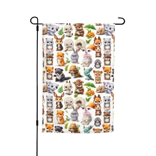 Verschiedene Flaggen mit Tierdruck, Gartenflagge, Outdoor-Flagge, Hofdekoration für Terrasse, Veranda oder Rasenflagge Verschiedene Flaggen mit Tierdruck, Gartenflagge, Outdoor-Flagge, Hofdekoration für Terrasse, Veranda oder Rasenflagge von VPPUR