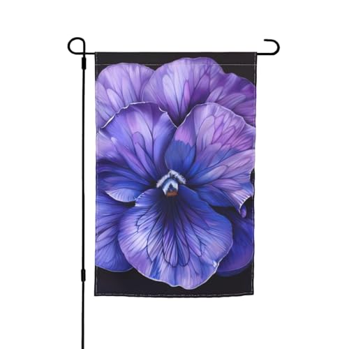 Violetter Blumendruck, verschiedene Flaggen, Gartenflagge, Outdoor-Flagge, Hofdekoration für Terrasse, Veranda oder Rasenflagge Violetter Blumendruck, verschiedene Flaggen, Gartenflagge, Outdoor-Flagge, Hofdekoration für Terrasse, Veranda oder Rasenflagge von VPPUR